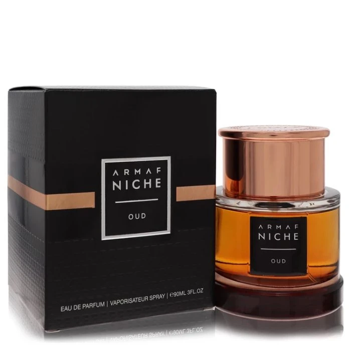 Armaf-Niche-Oud-Cologne-EDP-90ml.jpg Armaf Niche Oud Cologne By Armaf for Unisex EDP 90ml - Image 1