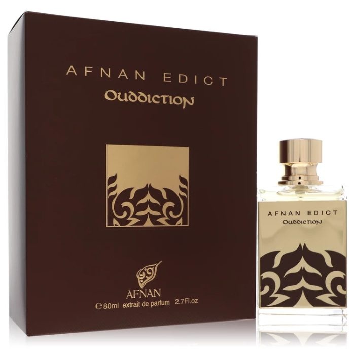 Afnan Edict Ouddiction Perfume By Afnan for Unisex Extrait De Parfum 80ml - Image 1