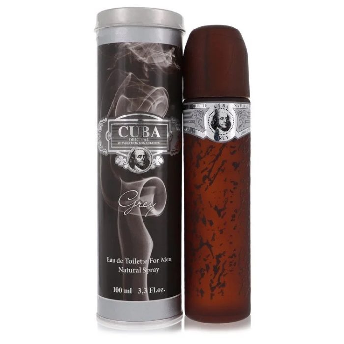 Cuba Grey Cologne By Fragluxe for Men EDT 100ml - Image 1