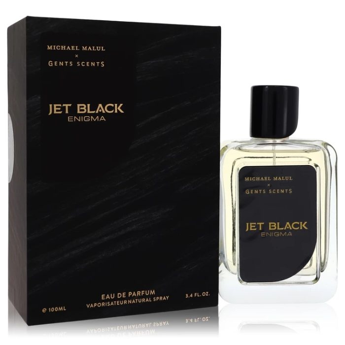 Jet Black Enigma Cologne By Michael Malul for Men EDP 100ml - Image 1