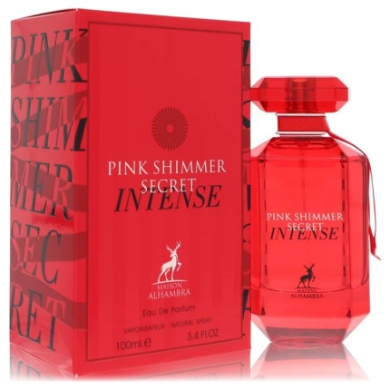 Maison Alhambra Pink Shimmer Secret Intense Perfume for Women EDP 100ml