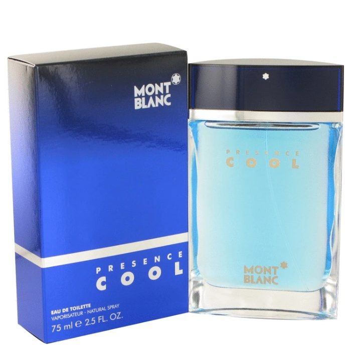 Presence Cool Cologne By Mont Blanc for Men EDT 75ml - Image 1